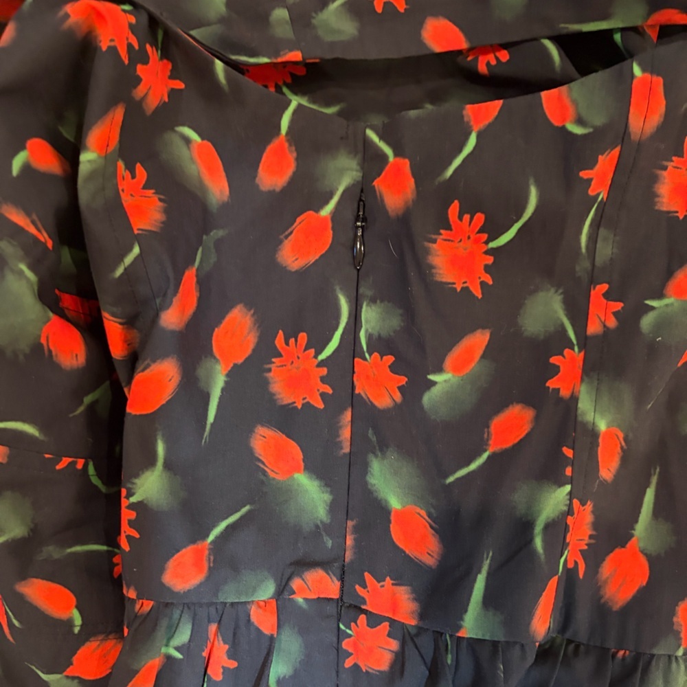 JCrew Fit-and-flare mini dress in painted daisy print - Picture 13 of 13